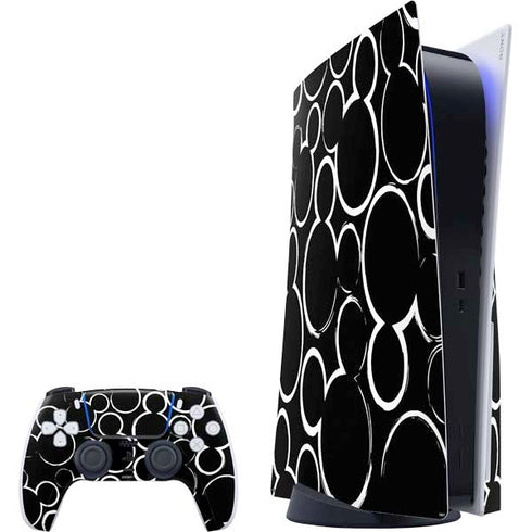 Disney Mickey Mouse Logo Pattern PS5 Bundle Skin